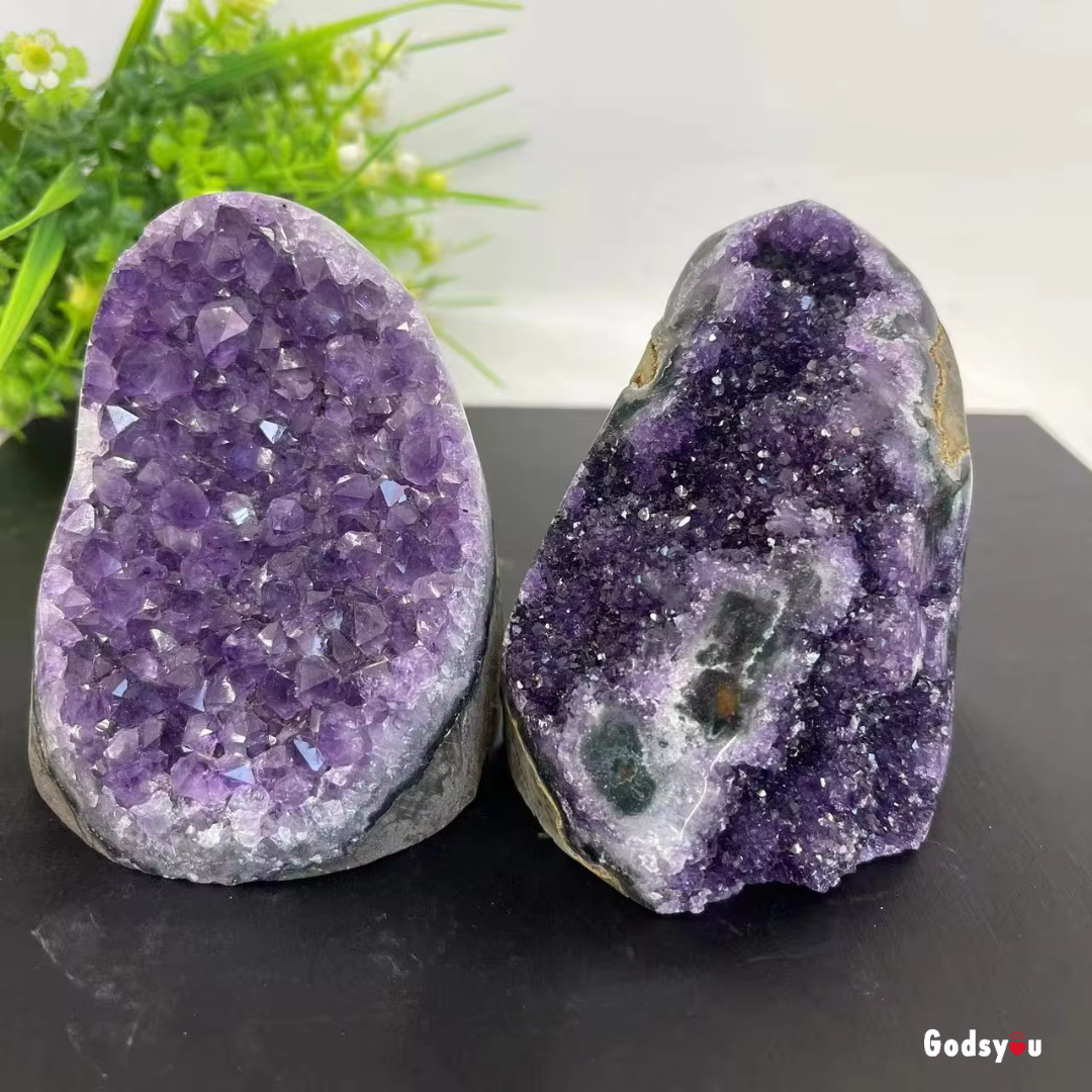 Natural Crystal Cluster Amethyst Stone Geode Raw Quartz Minerals Real Uruguay Home Decoration Spiritual Chakra Reiki 0